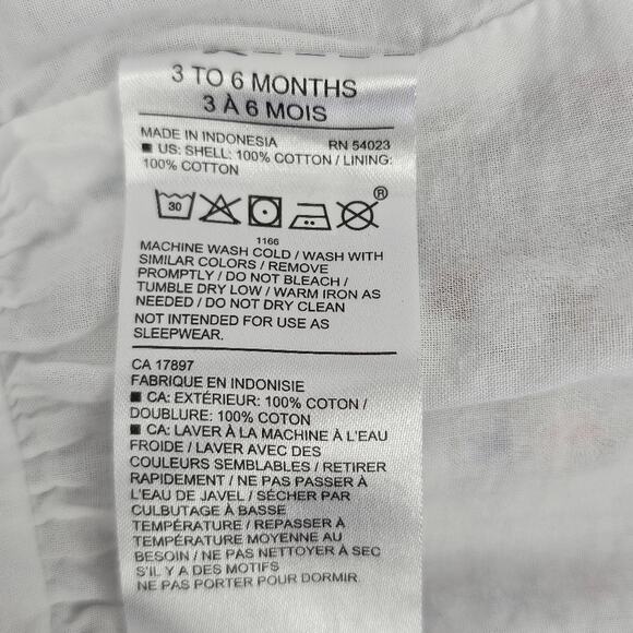 Janie and Jack Floral Sleeveless Tiered Top Infant 3-6 months - Picture 7 of 7